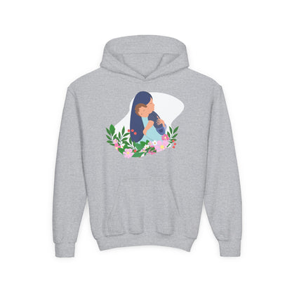 Youth Heavy Blend Hooded Sweatshirt - Mothers love Printify