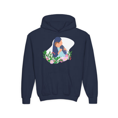 Youth Heavy Blend Hooded Sweatshirt - Mothers love Printify