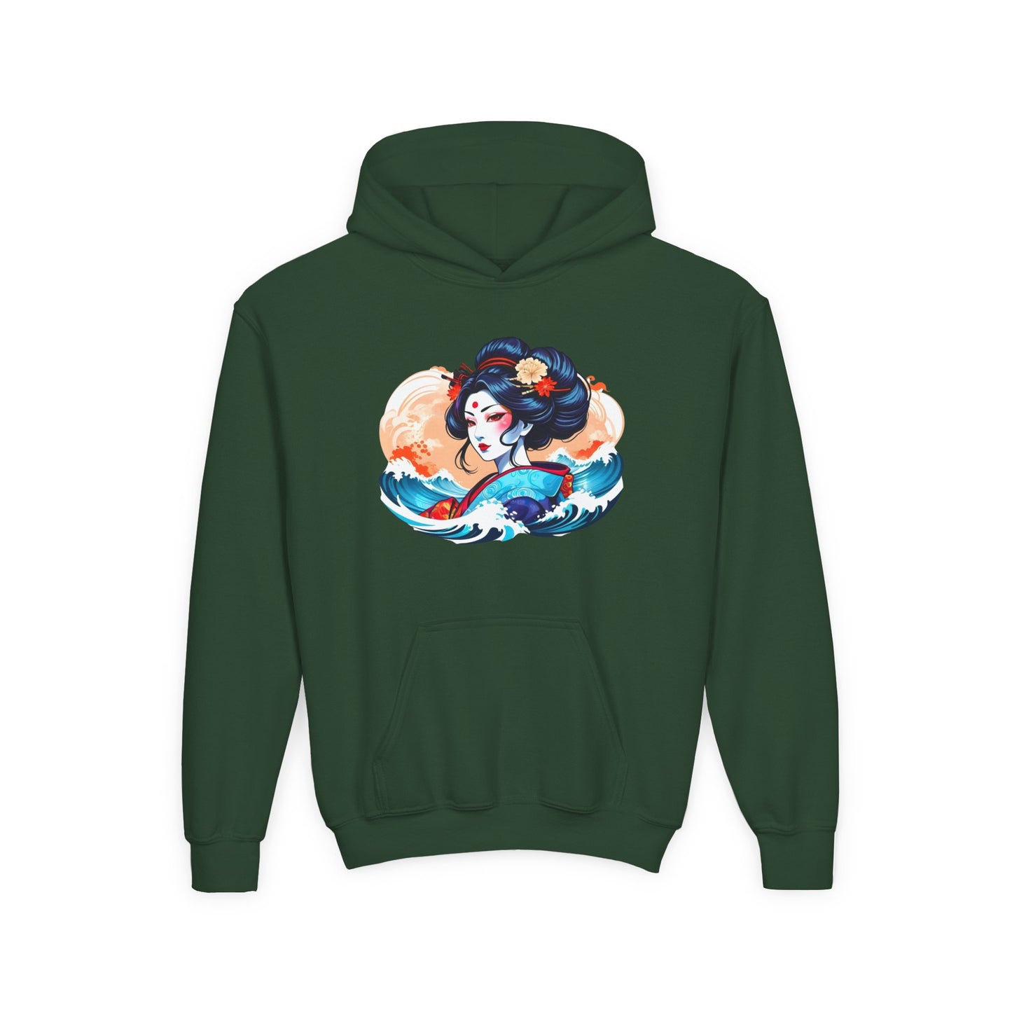 Youth Heavy Blend Hooded Sweatshirt - Japanese Beauty