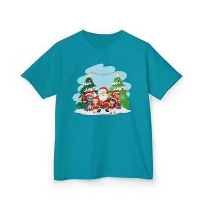 Kids Heavy Cotton™ Tee - Super kiddo with santa claus - [[{"value":"Wonderwear Kid"}]]