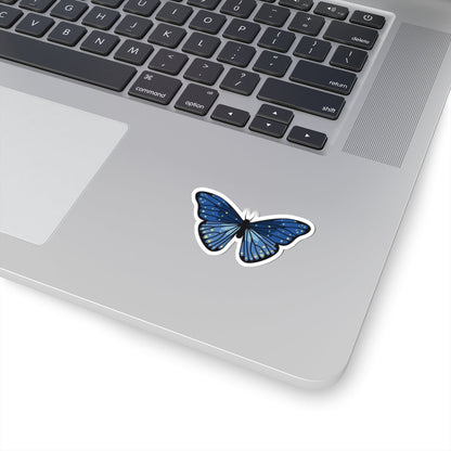 Kiss-Cut Stickers - Blue butterfly Printify