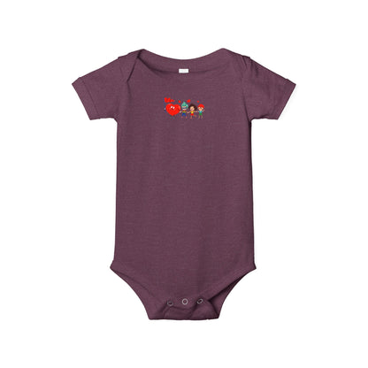 Infant Jersey One Piece - Valentines - Holding hands - [[{"value":"Wonderwear Kid"}]]