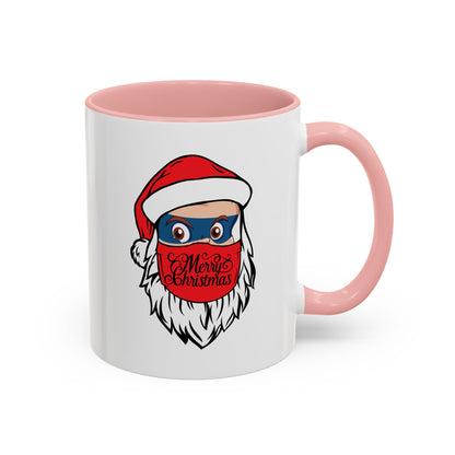 Accent Coffee Mug - Santa Super kiddo - [[{"value":"Wonderwear Kid"}]]