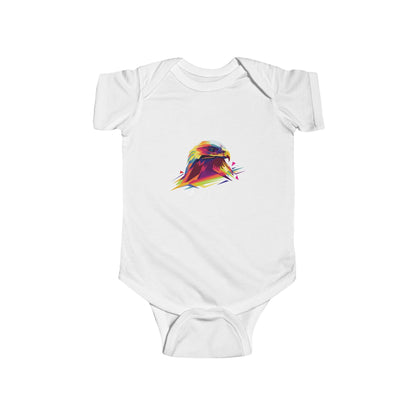 Adorable eagle infant bodysuit Printify