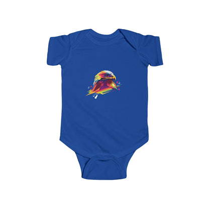 Adorable eagle infant bodysuit Printify