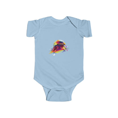 Adorable eagle infant bodysuit Printify
