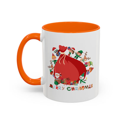Accent Coffee Mug - Super kiddo and big christmas gift - [[{"value":"Wonderwear Kid"}]]