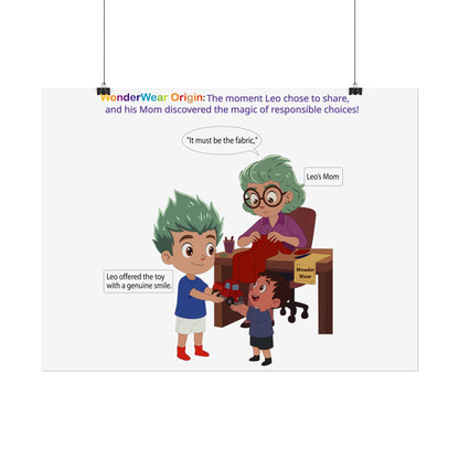 Rolled Posters - WonderWear Origin - [[{"value":"Wonderwear Kid"}]]