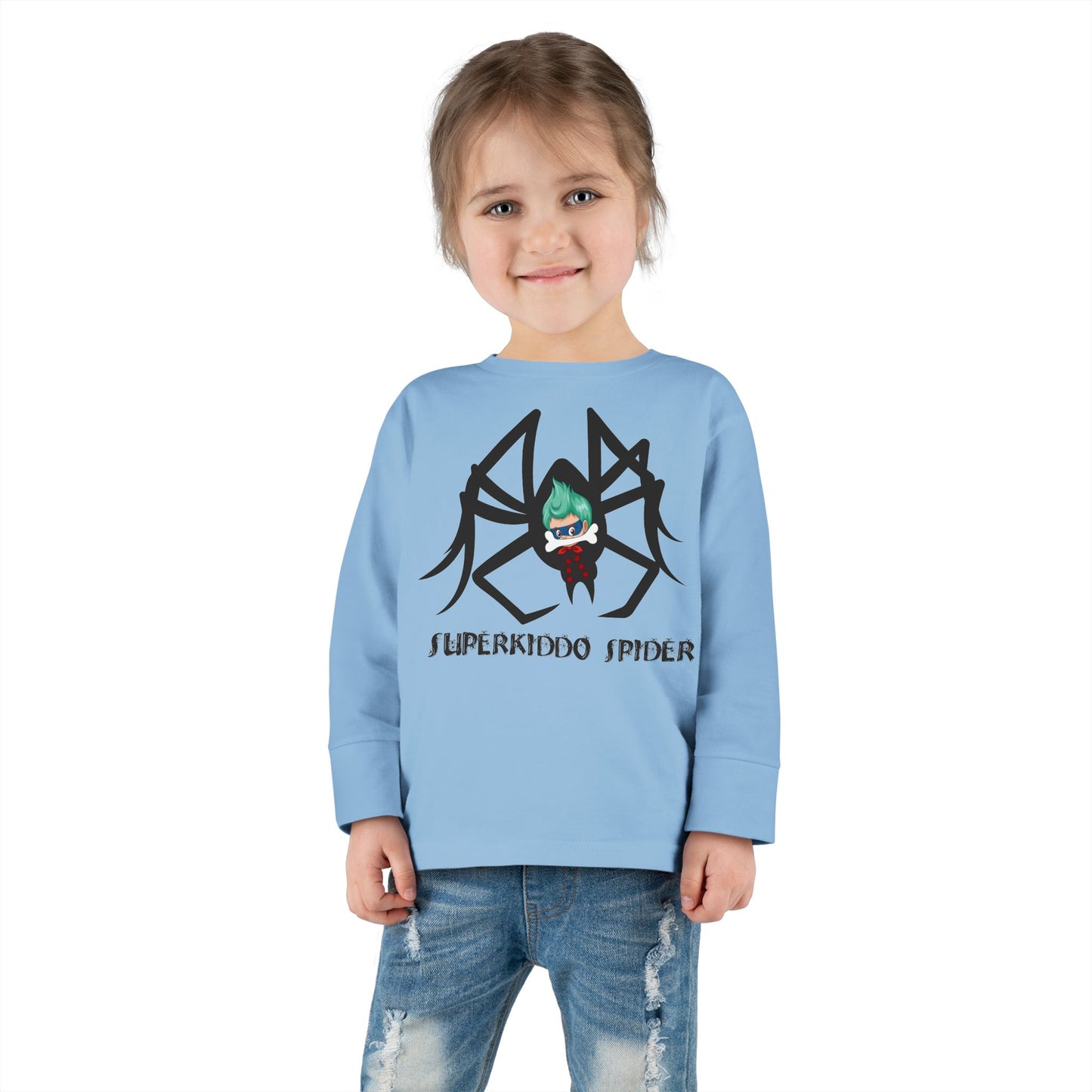 Toddler Long Sleeve Tee - Spider kiddo