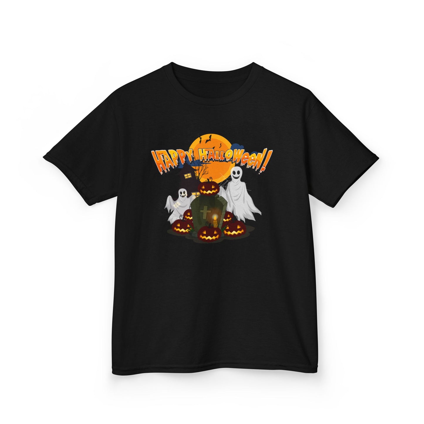 Kids Heavy Cotton™ Tee - Happy holloween - cemetery - [[{"value":"Wonderwear Kid"}]]