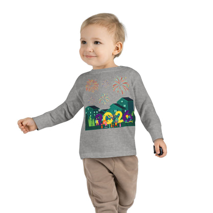 Toddler Long Sleeve Tee - Super kiddo on house - [[{"value":"Wonderwear Kid"}]]