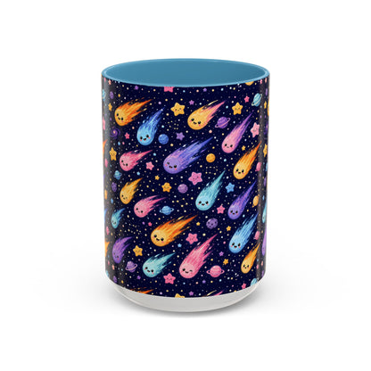 Accent Coffee Mug  (11/15 oz) - Cosmic Comet