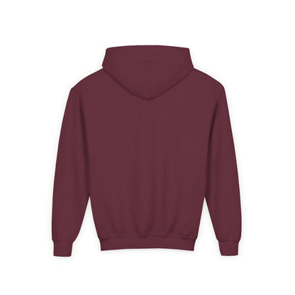 Youth Heavy Blend Hooded Sweatshirt - Joyful happy monsters Printify