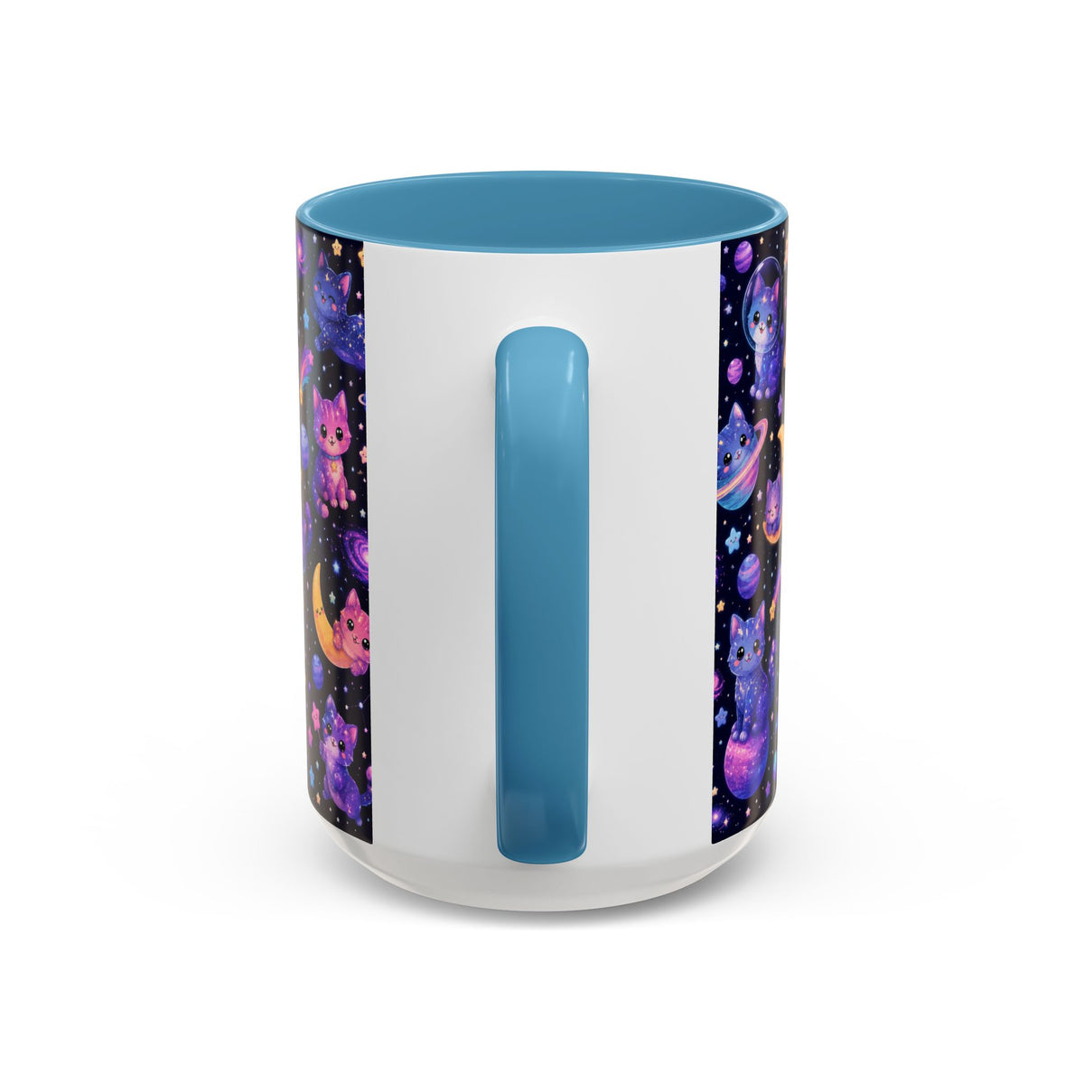 Accent Coffee Mug (11/15 oz) - Galaxy cats