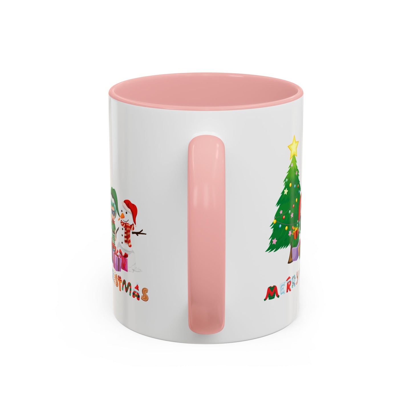 Accent Coffee Mug - Super kiddo preparing gifts
