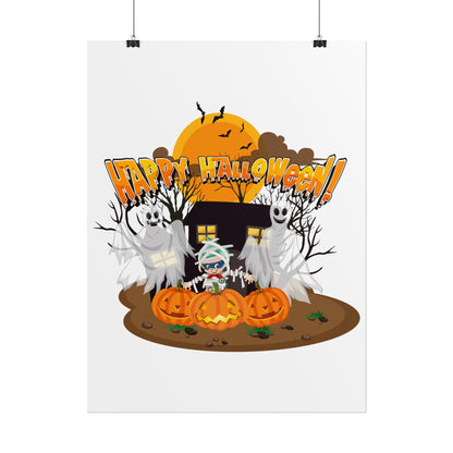 Rolled Posters - Super kiddo with ghost - [[{"value":"Wonderwear Kid"}]]