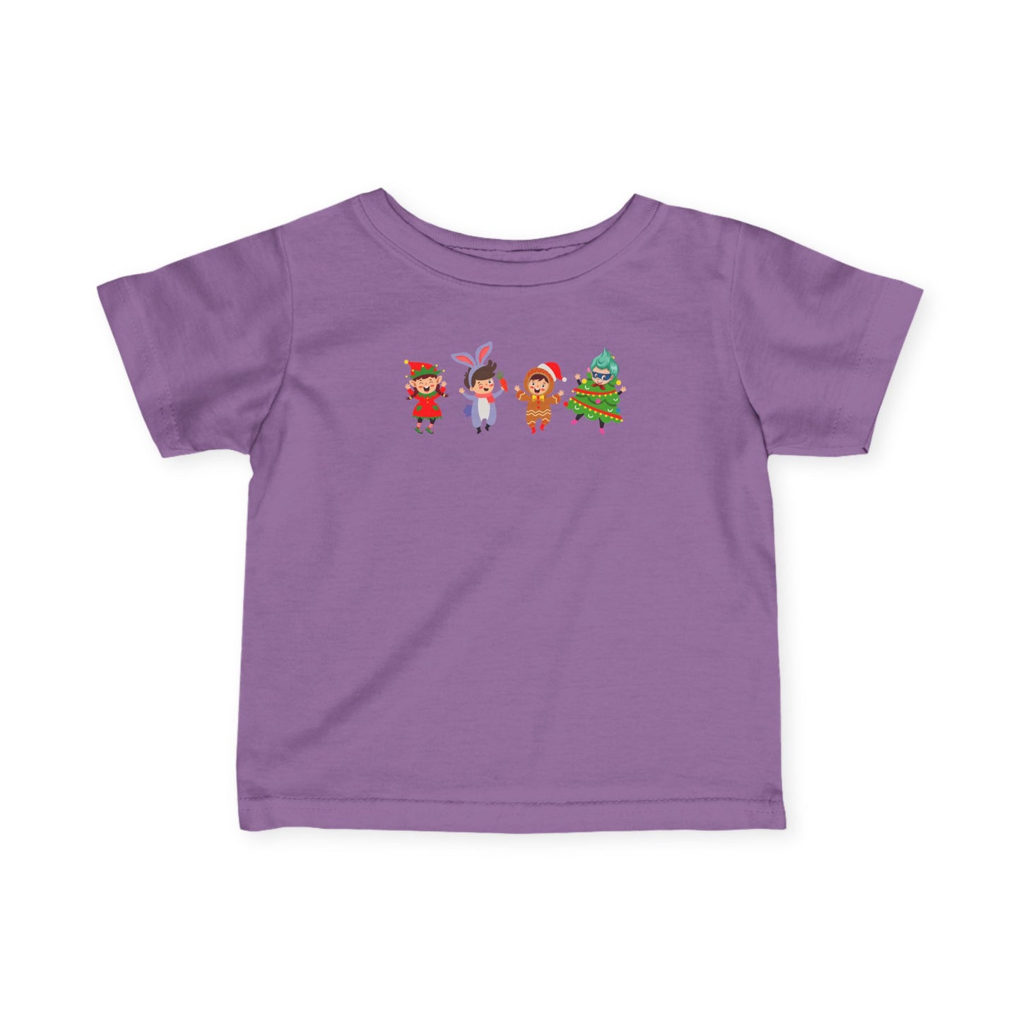 Infant Fine Jersey Tee - Super kiddo in christmas tree attire - [[{"value":"Wonderwear Kid"}]]