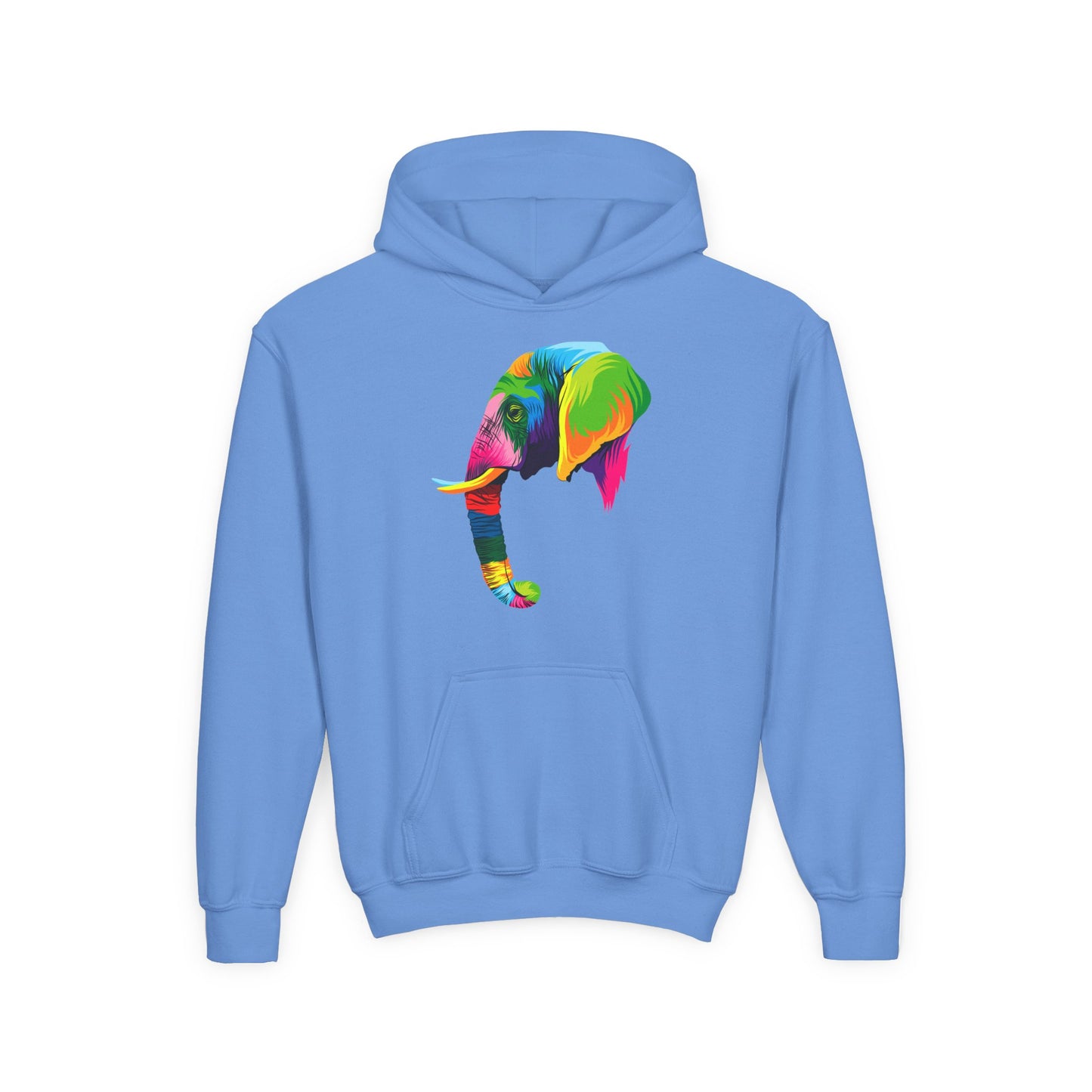 Youth Heavy Blend Hooded Sweatshirt - The elephant