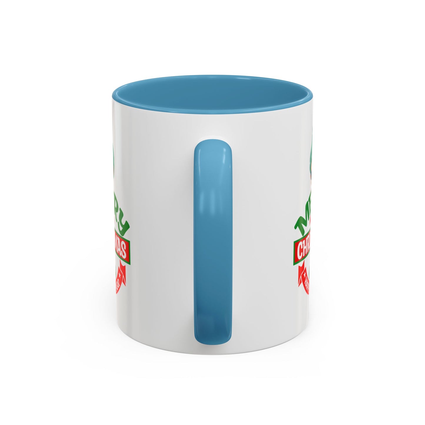 Accent Coffee Mug - Merry chridtmas from super kiddo