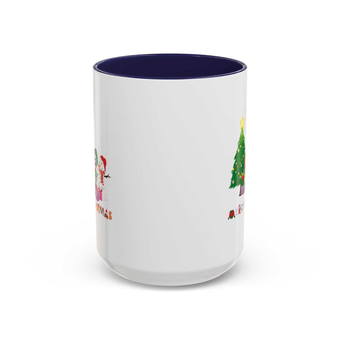 Accent Coffee Mug - Super kiddo preparing gifts