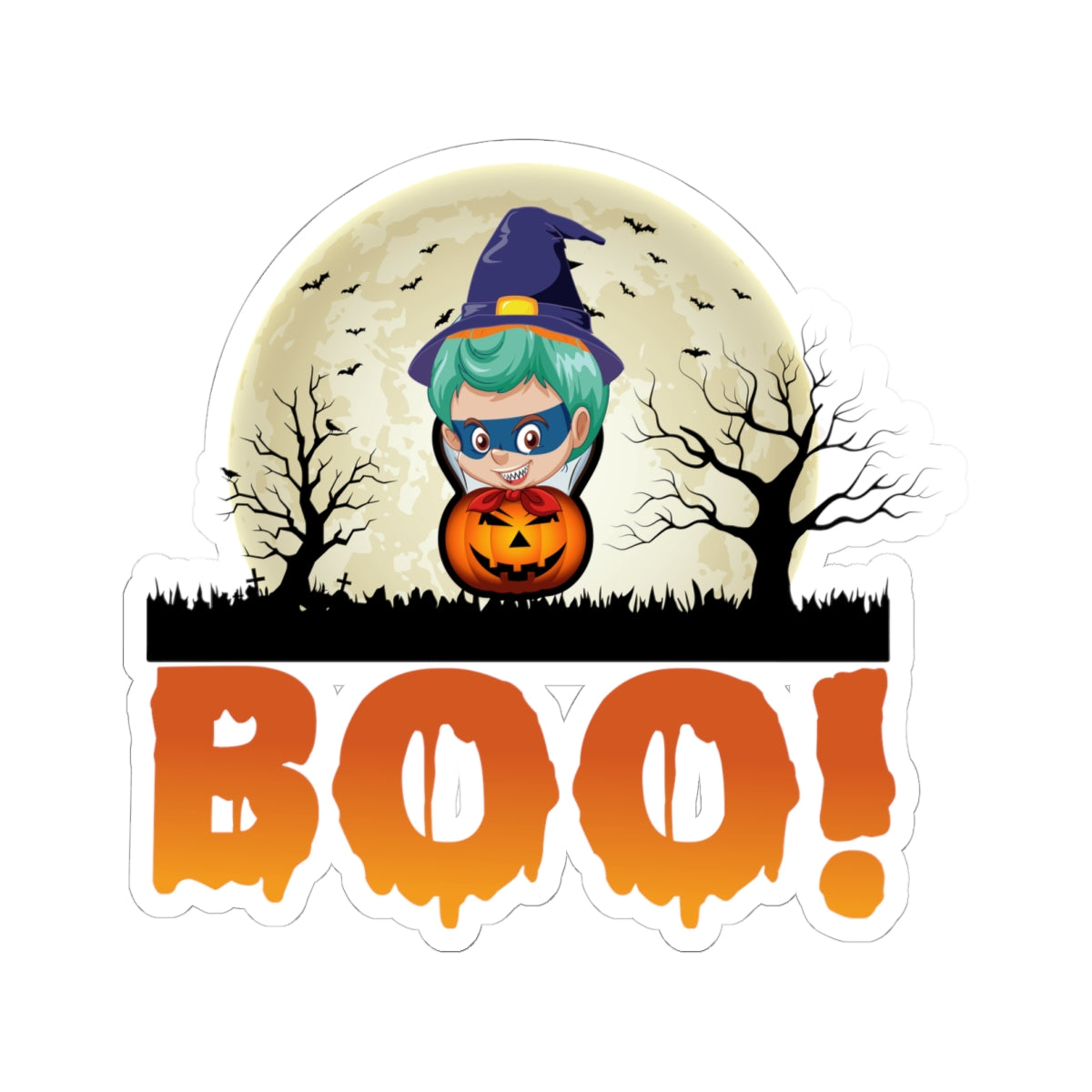 Kiss-Cut Stickers - Boo - [[{"value":"Wonderwear Kid"}]]