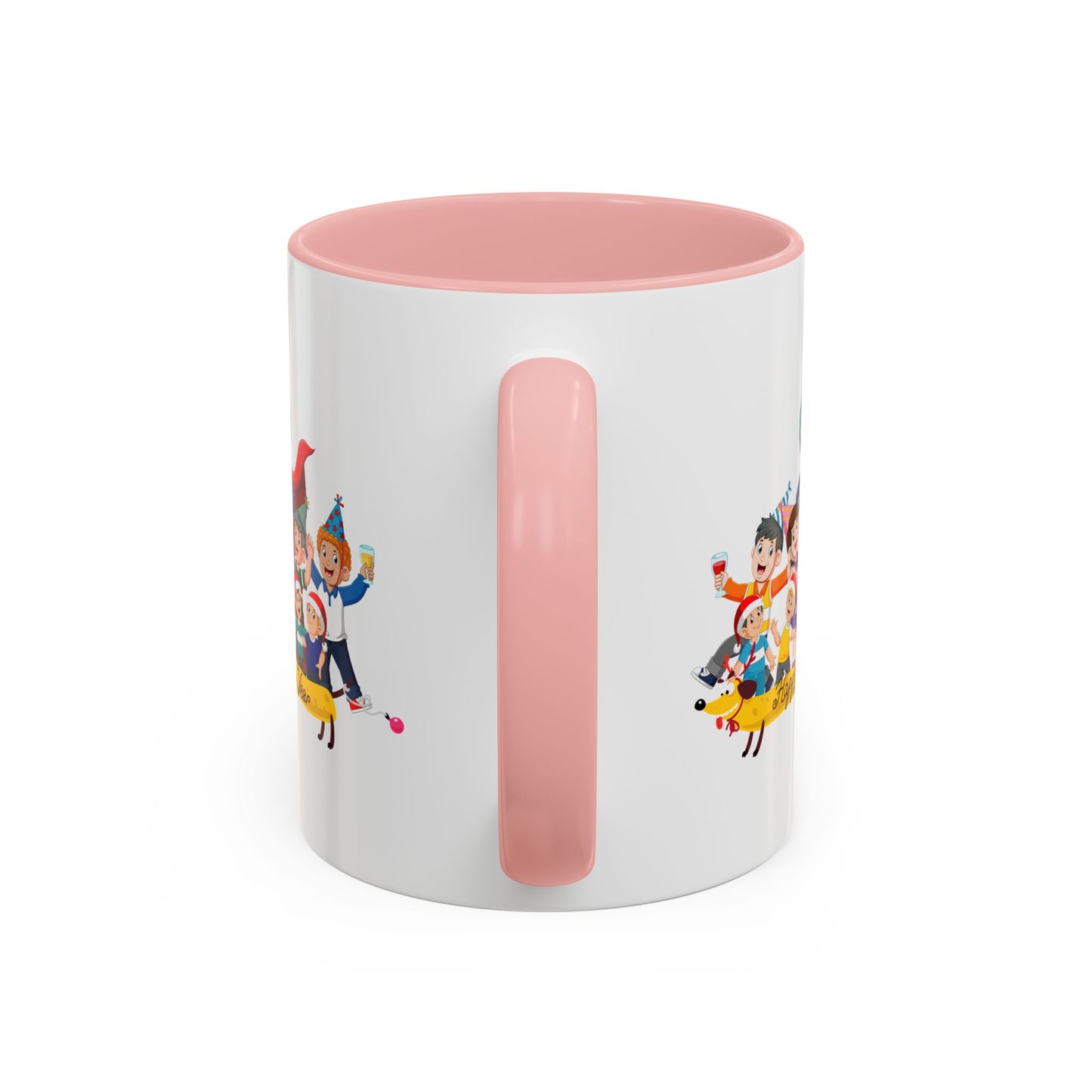 Accent Coffee Mug - Happy new year with friends