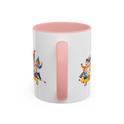 Accent Coffee Mug - Happy new year with friends - [[{"value":"Wonderwear Kid"}]]