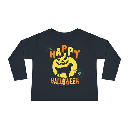 Toddler Long Sleeve Tee - Happy holloween Printify