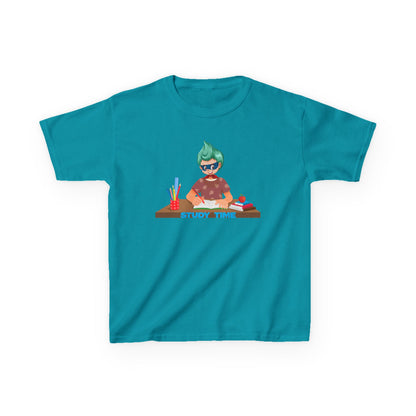 Kids Heavy Cotton™ Tee - Super kiddo studying - [[{"value":"Wonderwear Kid"}]]