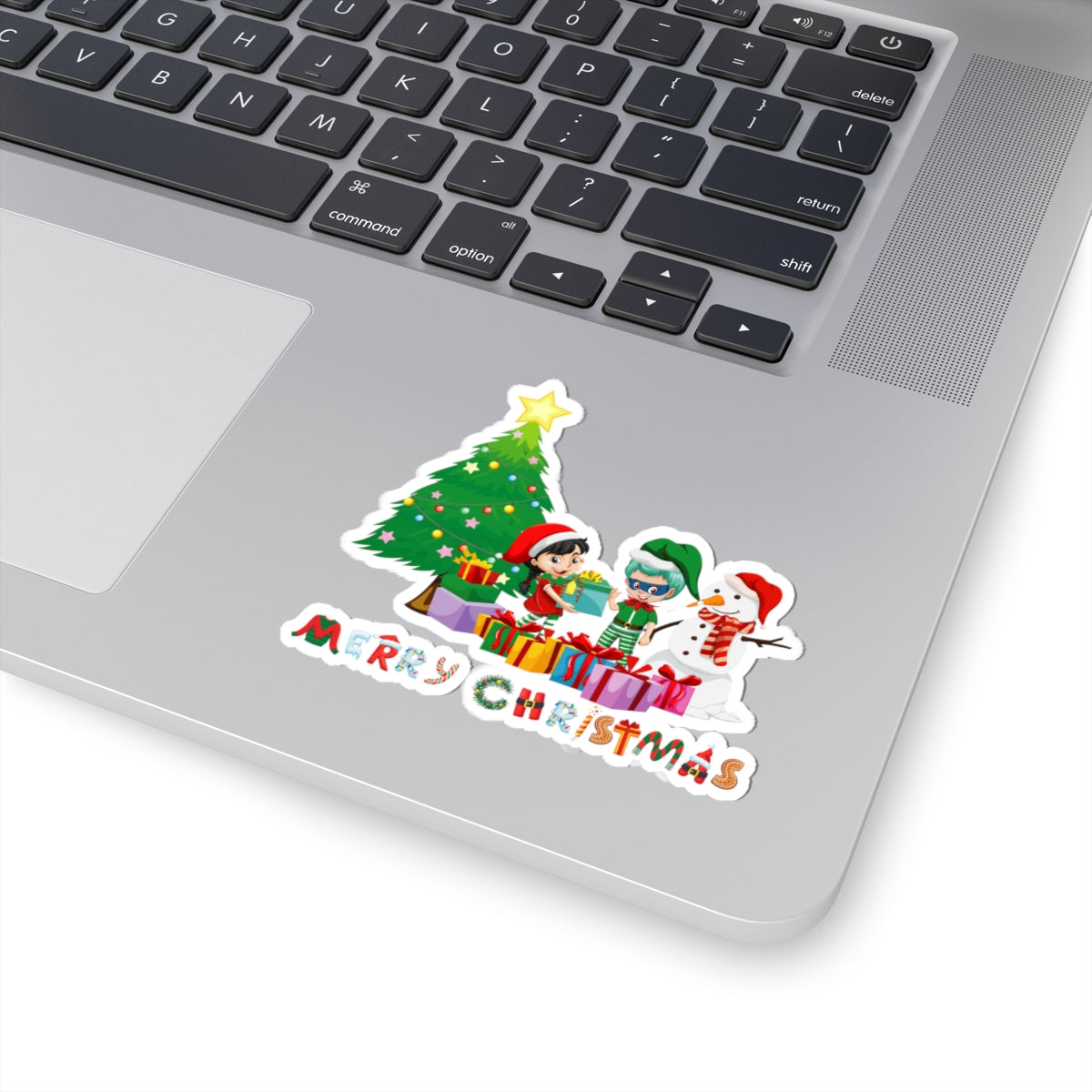 Kiss-Cut Stickers - Super kiddo preparing gifts - [[{"value":"Wonderwear Kid"}]]