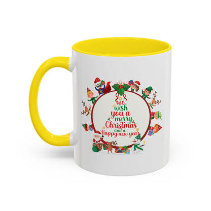 Accent Coffee Mug - We wish you a merry christmas - [[{"value":"Wonderwear Kid"}]]