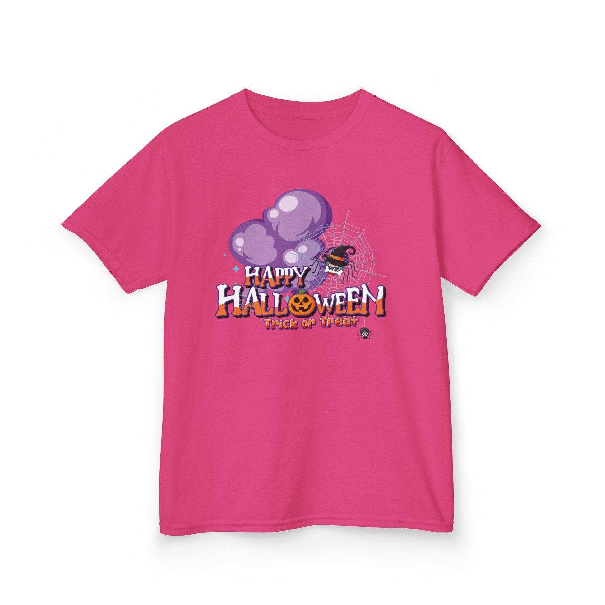 Kids Heavy Cotton™ Tee - Happy holloween - spider kiddo - [[{"value":"Wonderwear Kid"}]]