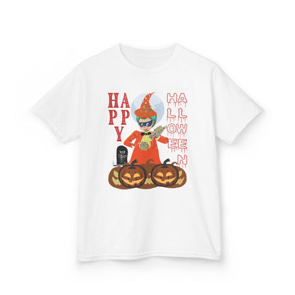 Kids Heavy Cotton™ Tee - Holloween design by super kiddo Printify
