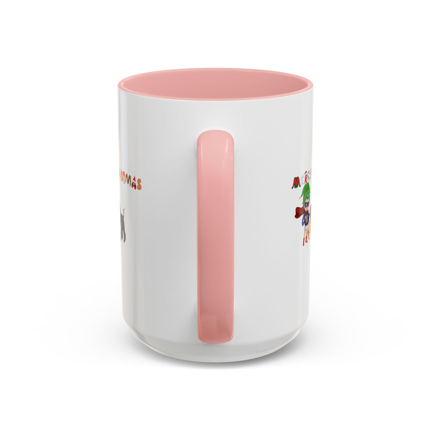 Accent Coffee Mug - Super kiddo woith pet friends