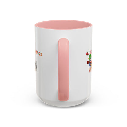 Accent Coffee Mug - Super kiddo woith pet friends - [[{"value":"Wonderwear Kid"}]]