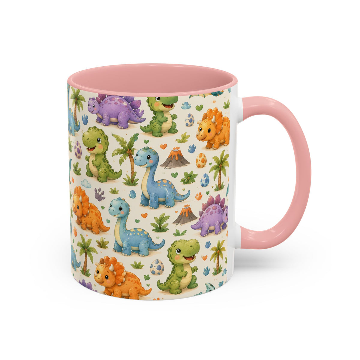 Accent Coffee Mug  (11/15 oz) - Baby Dinosaurs Nursery