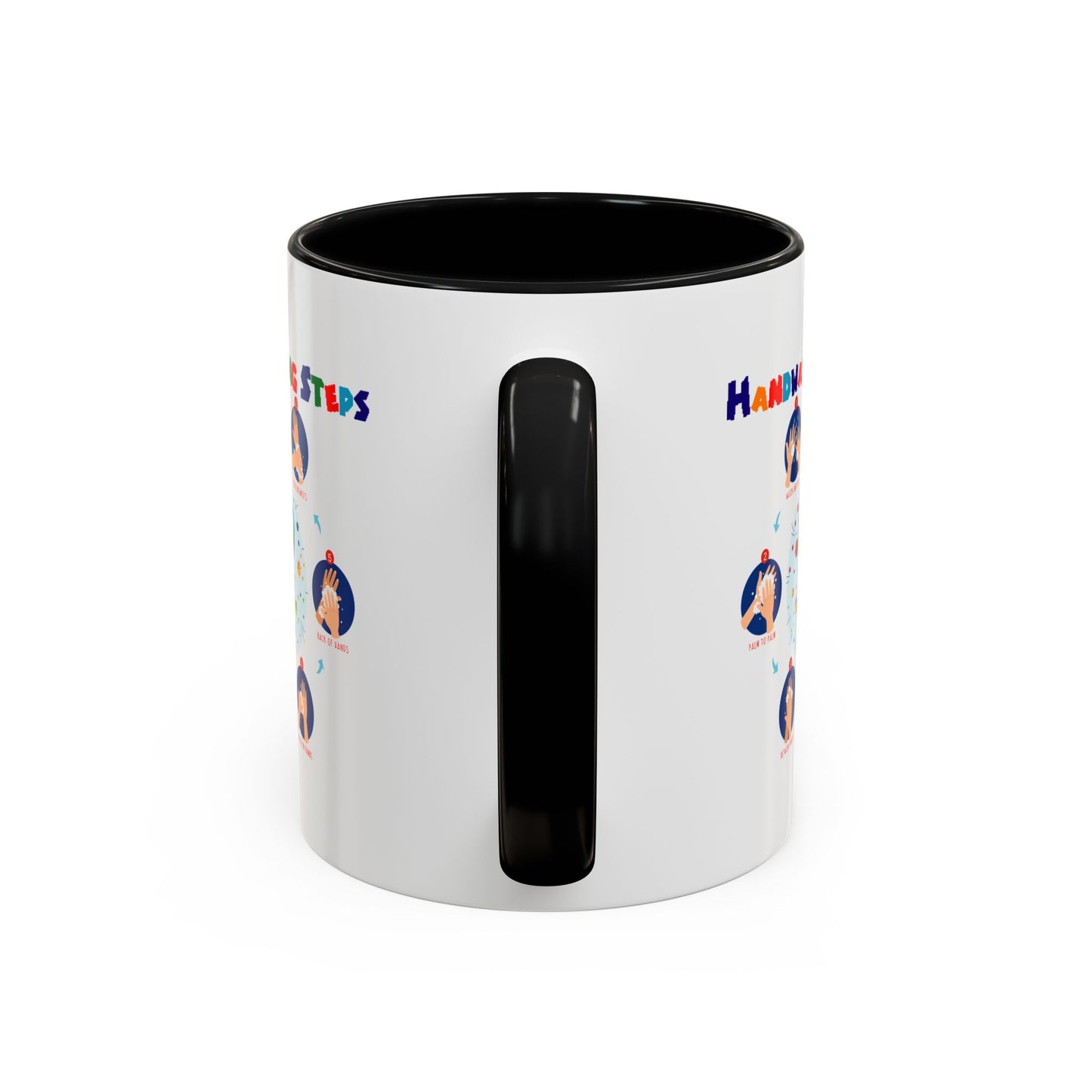 Accent Coffee Mug - Super kiddo how to wash hand properly