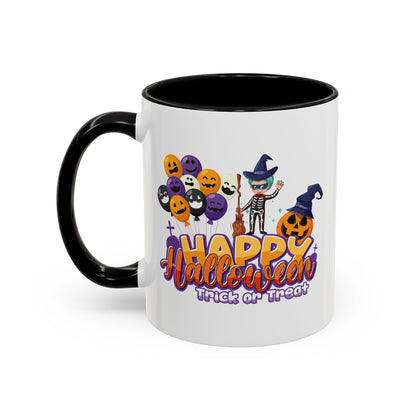 Accent Coffee Mug - Happy halloween trick or treat - [[{"value":"Wonderwear Kid"}]]
