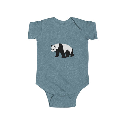 Infant Fine Jersey Bodysuit - walking panda Printify