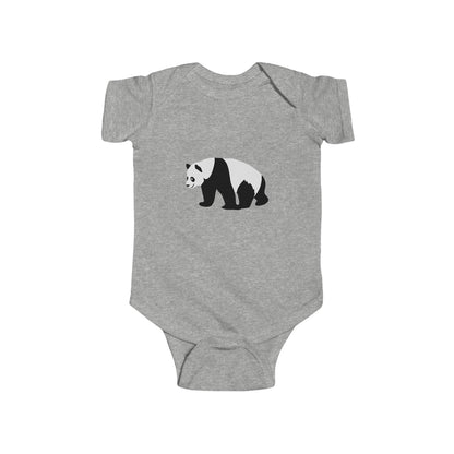 Infant Fine Jersey Bodysuit - walking panda Printify