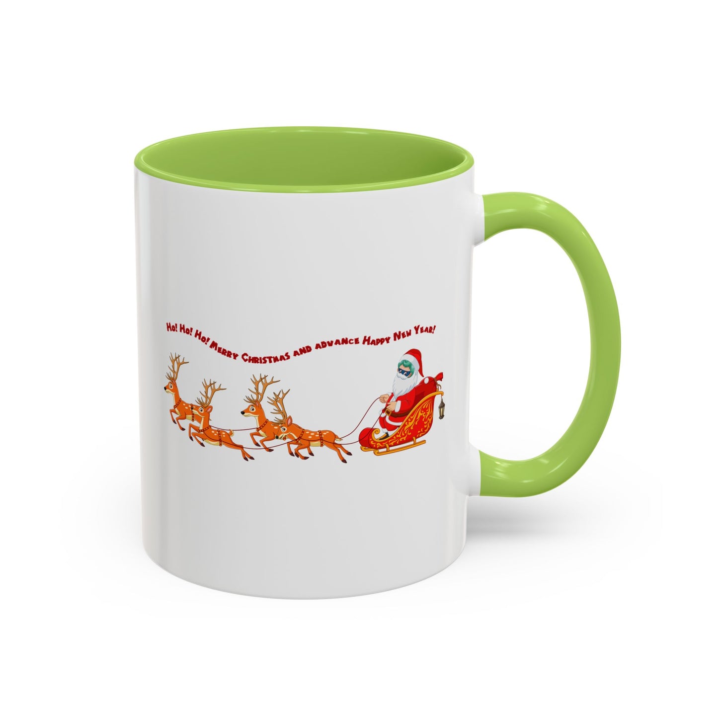 Accent Coffee Mug - Santa kiddo