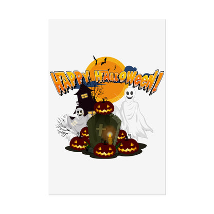 Rolled Posters - Happy holloween - cemetery - [[{"value":"Wonderwear Kid"}]]