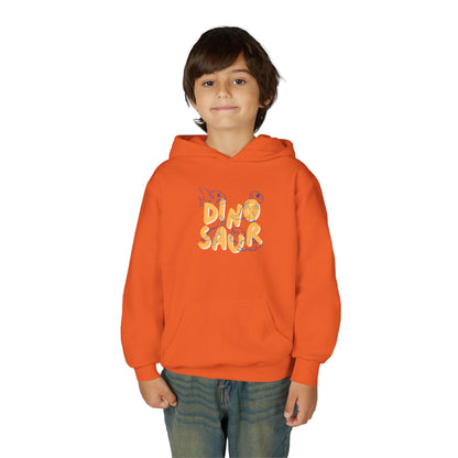 Youth Heavy Blend Hooded Sweatshirt -  Dino-saur Printify