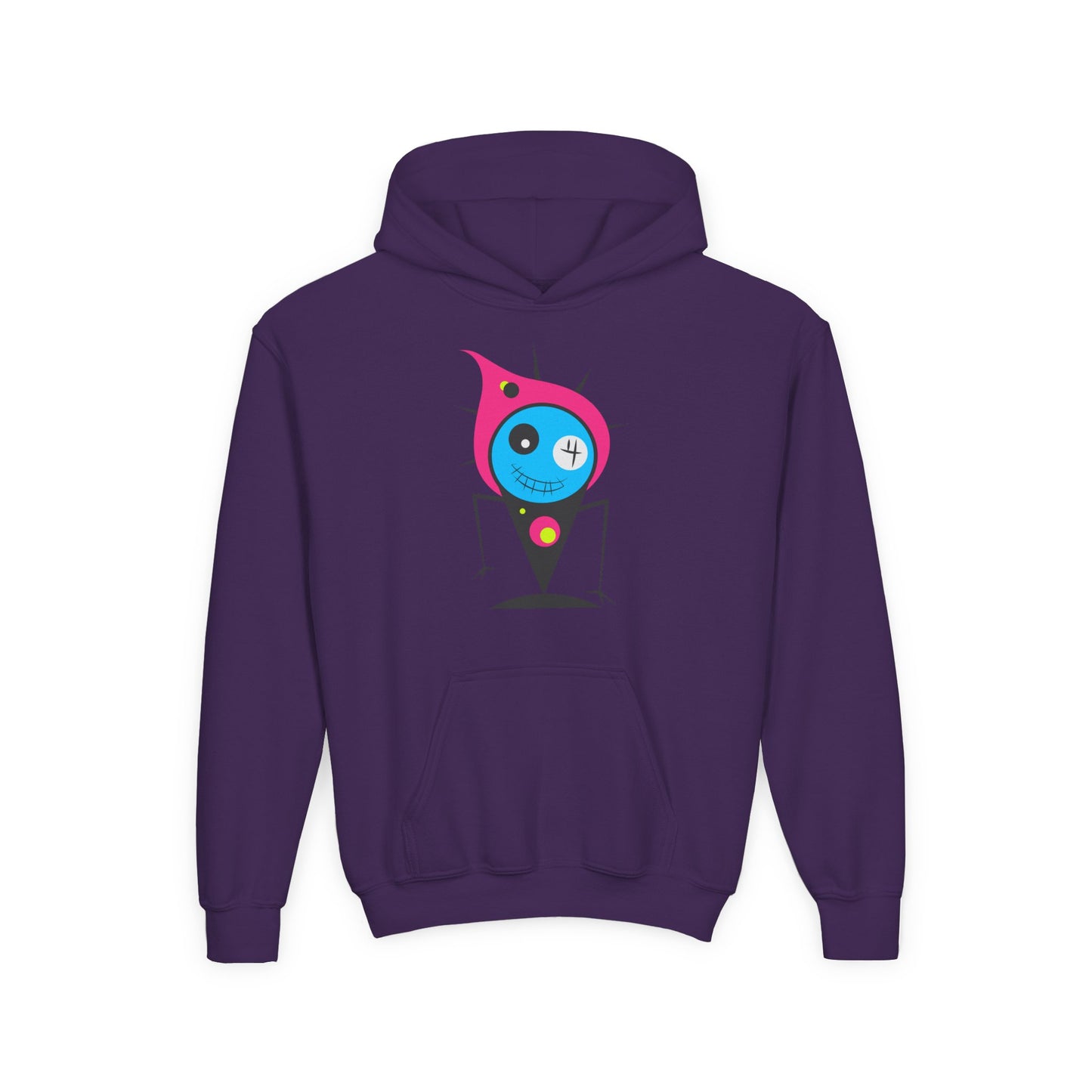 Youth Heavy Blend Hooded Sweatshirt -  Fire monster