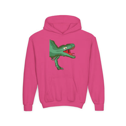 Kids Tyrannosaurus Hunting Hoodie Printify