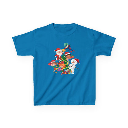 Kids Heavy Cotton™ Tee - Super kiddo making christmas tree - [[{"value":"Wonderwear Kid"}]]