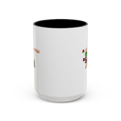 Accent Coffee Mug - Super kiddo woith pet friends - [[{"value":"Wonderwear Kid"}]]