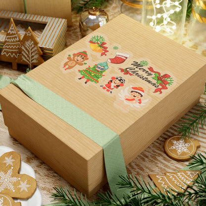Kiss-Cut Stickers - Merry christmas from super kid - [[{"value":"Wonderwear Kid"}]]