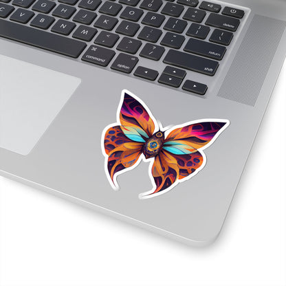 Kiss-Cut Vinyl Decals - beautiful butterfly Printify