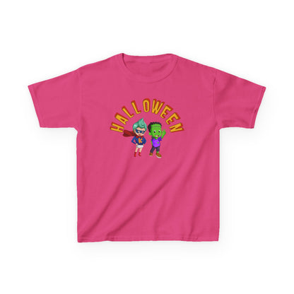 Kids Heavy Cotton™ Tee - Holloween with super kiddo Printify